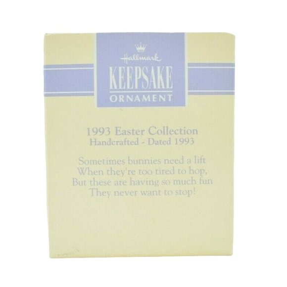 Hallmark Keepsake Ornament Barrow of Giggles Dated 1993 Easter Collection - Picture 8 of 12